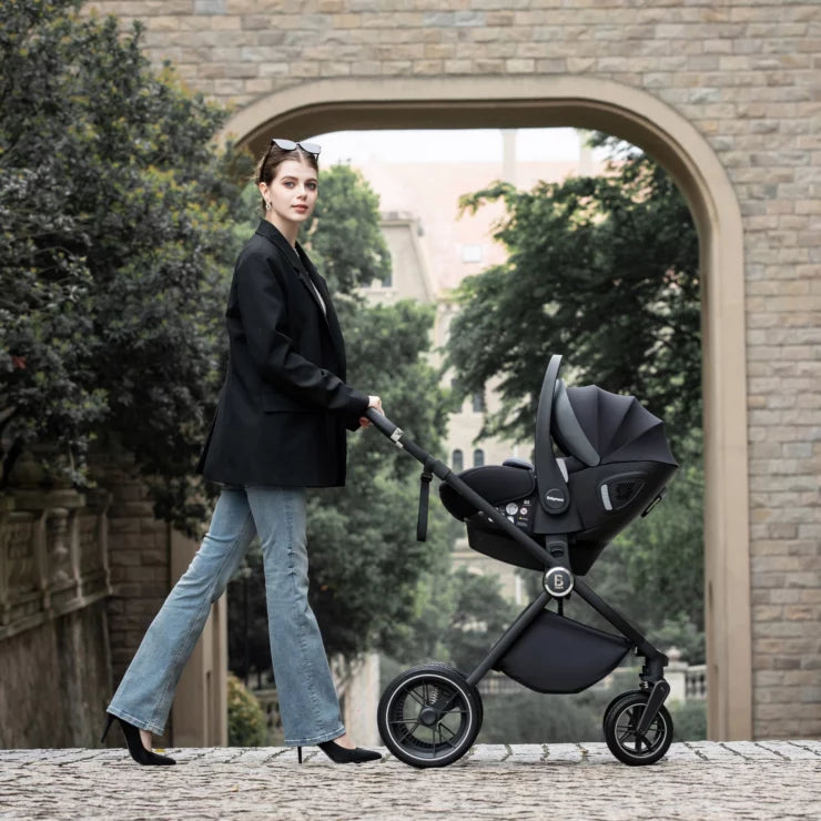 Kai Travel System Pecan with Base – Forest Grey