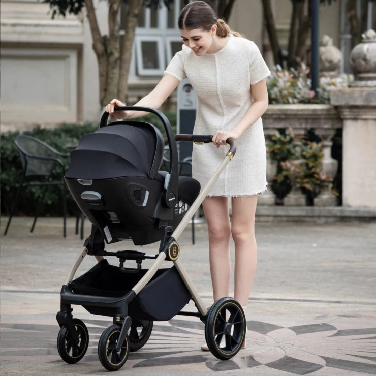 Kai Travel System Pecan with Base – Sandstone