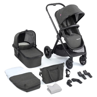 Memore V2 Pram Pushchair 11 Piece – Black