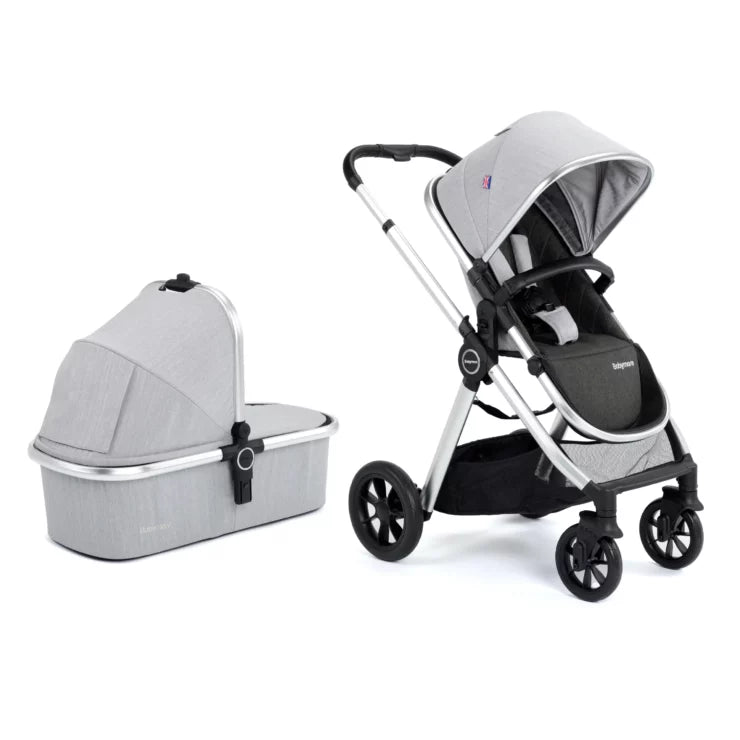 Memore V2 Pram Pushchair 11 Piece – Silver