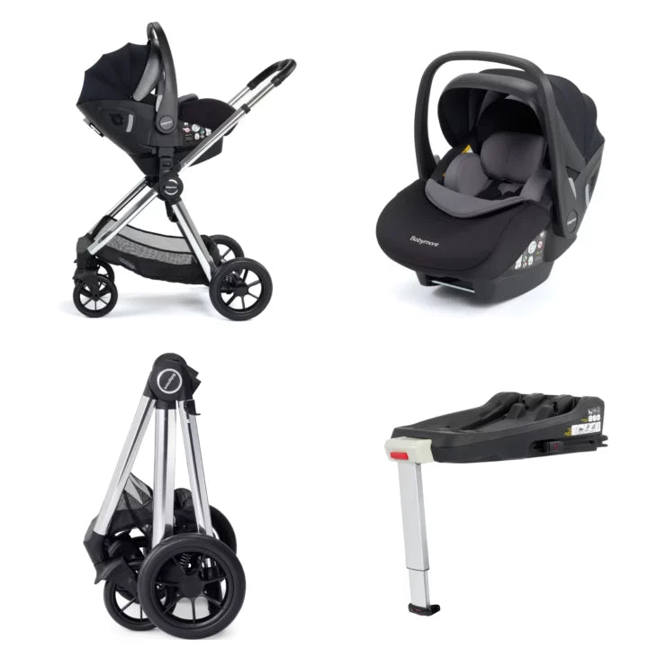 Memore V2 Travel System 13 Piece Pecan i-Size – Chrome