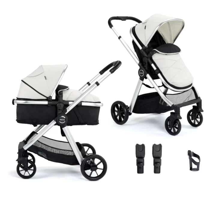 Mimi 2 in 1 Pram Pushchair – Silver