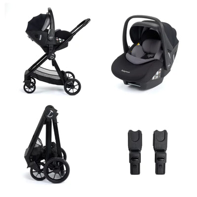 Mimi Travel System Pecan i-Size Car Seat – Black