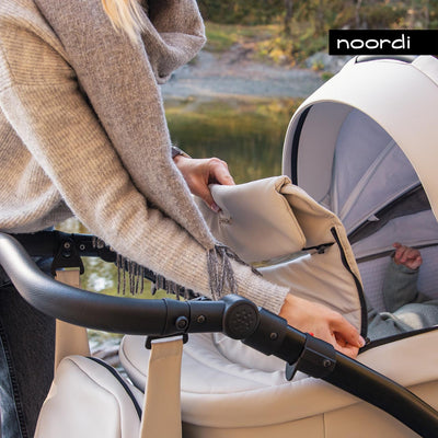 Noordi Fjordi Leather 2-in-1 Pram - Cloud