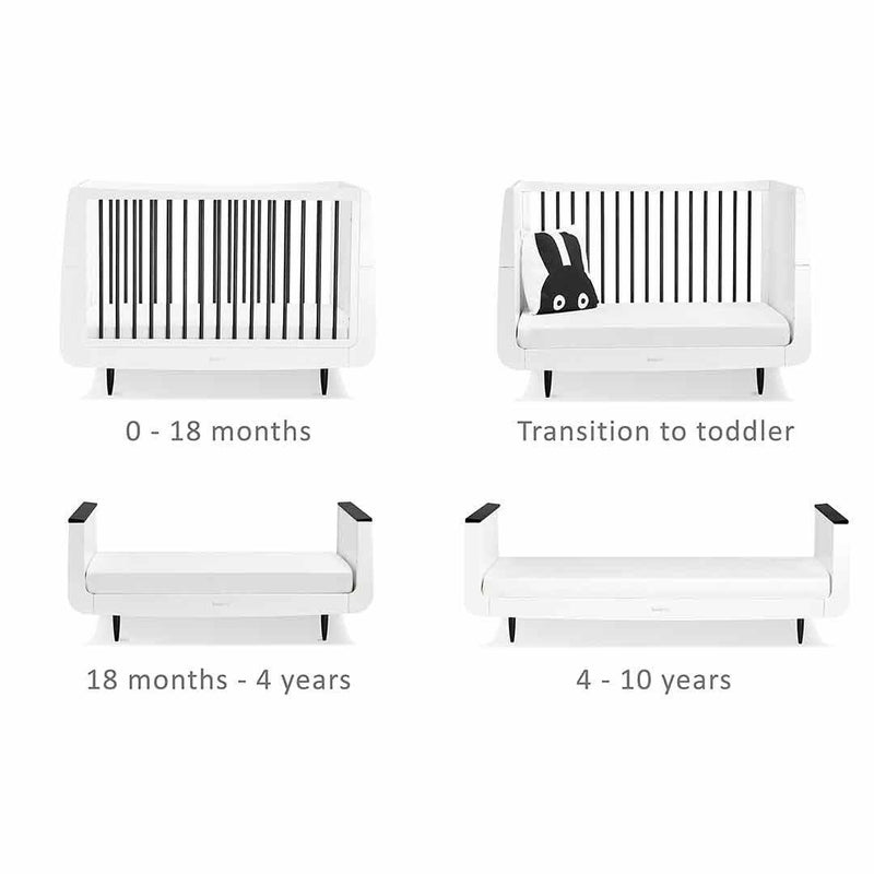 SnuzKot Skandi Cot Bed - Mono