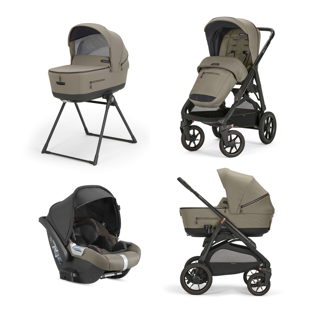 Inglesina Aptica XT Charcoal Grey 3 in 1 Travel System - Adaptive Cruise  All Terrain