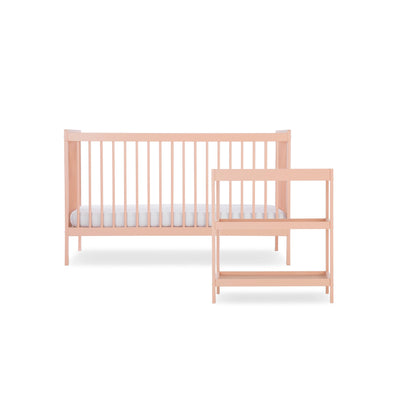 CuddleCo - Nola 2 Piece Nursery Furniture Set - Blush Pink