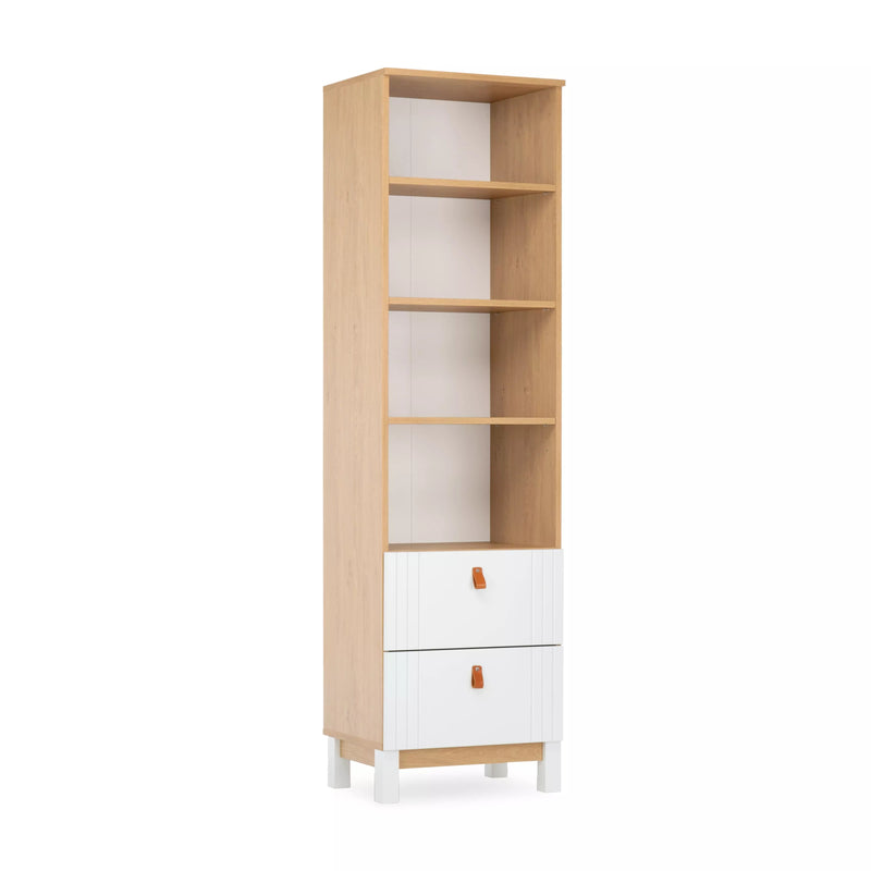 CuddleCo - Rafi Bookcase - Oak & Black