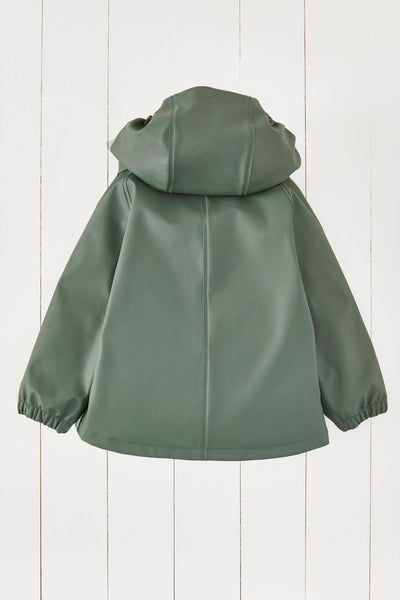 Grass & Air - Khaki Kids Waterproof Rain Jacket