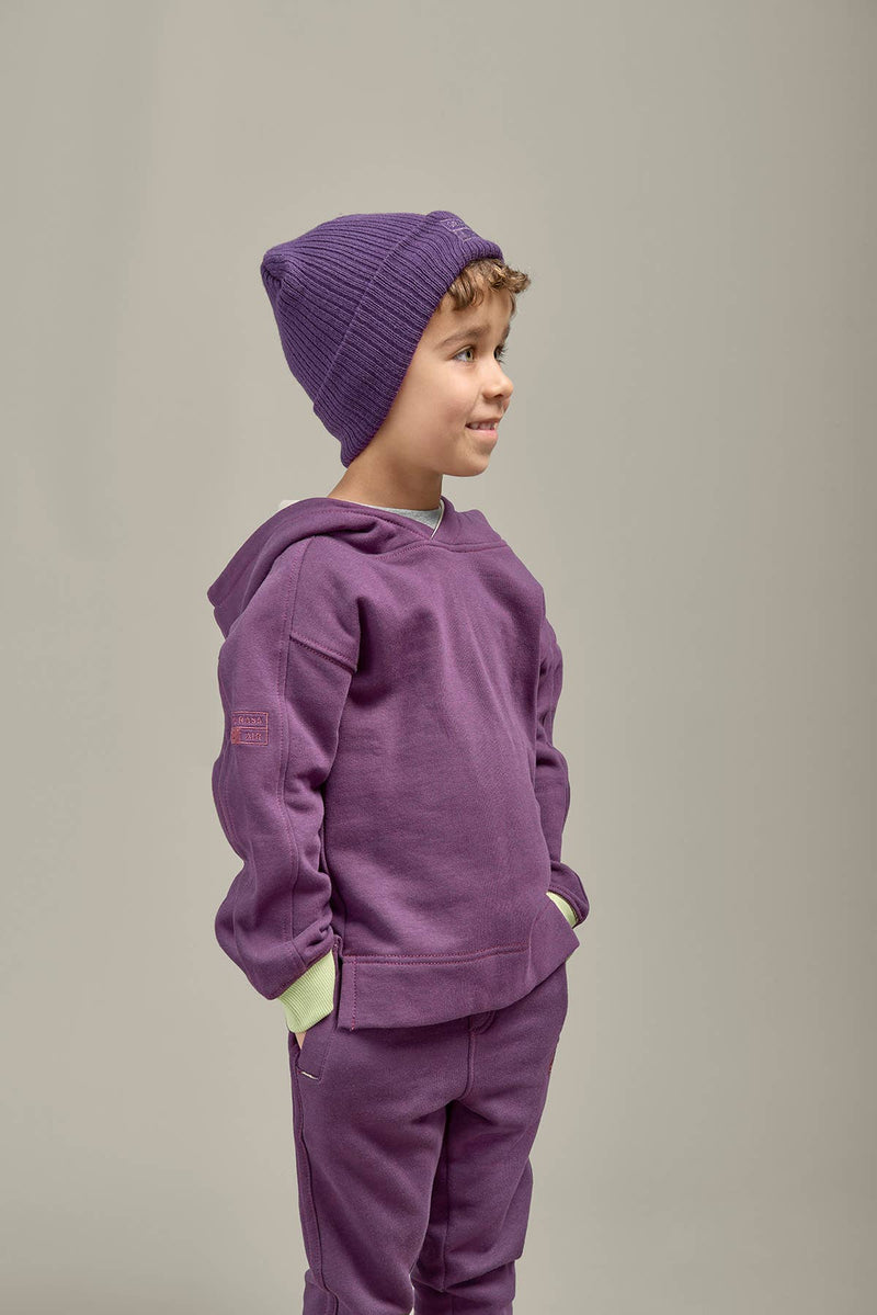 Grass & Air - Amethyst Purple Kids Hoodie