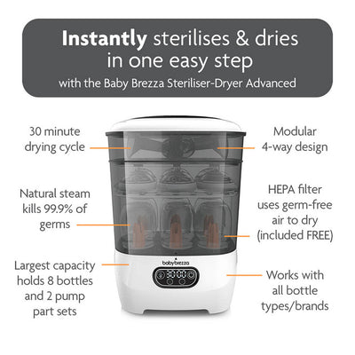 Baby Brezza Steriliser Dryer Advanced