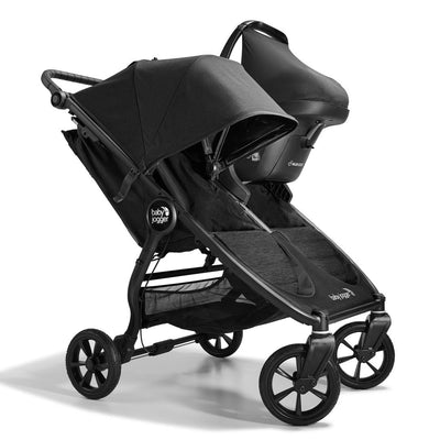 Baby Jogger City Mini GT2 Double + Maxi Cosi Pebble 360 Travel System - Opulent Black