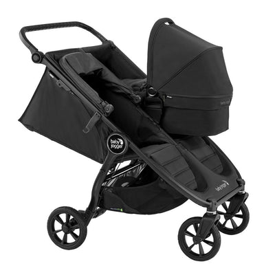 Baby Jogger City Mini GT2 Double + 2 Carrycots - Opulent Black