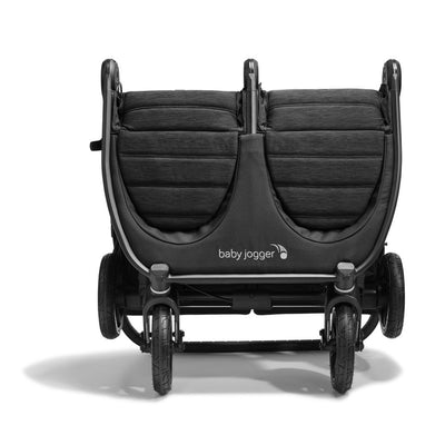 Baby Jogger City Mini GT2 Double + 2 Carrycots - Opulent Black