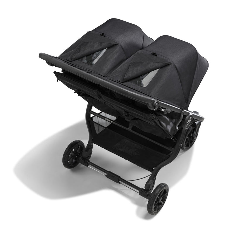 Baby Jogger City Mini GT2 Double + Carrycot - Opulent Black