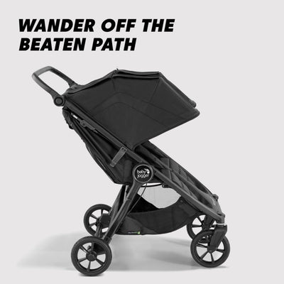 Baby Jogger City Mini GT2 Double + 2 Carrycots - Opulent Black