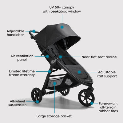 Baby Jogger City Mini GT2 + Carrycot - Stone Grey