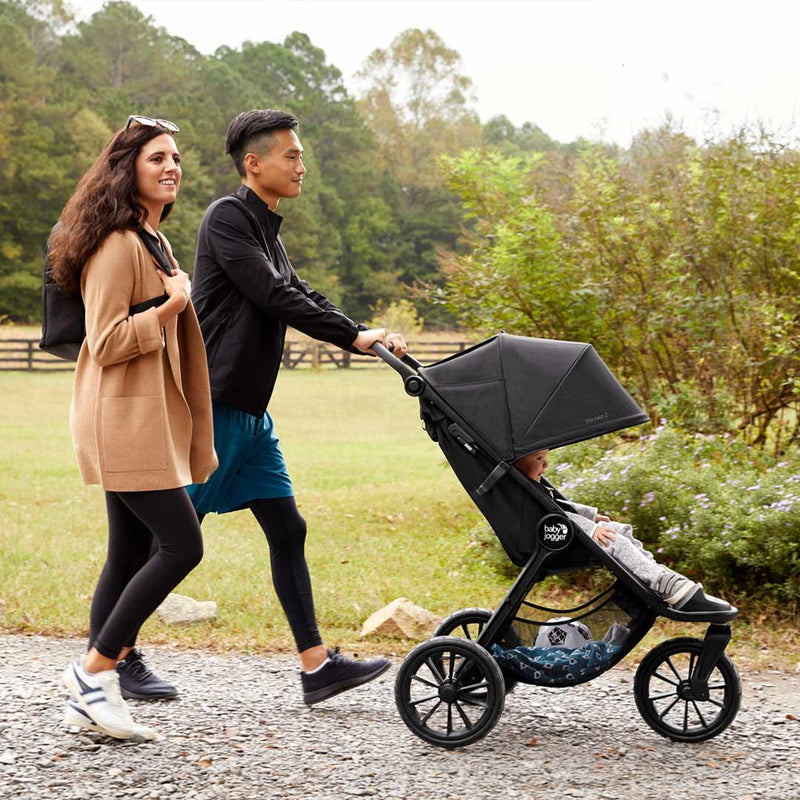 Baby Jogger City Elite 2 + Maxi Cosi Pebble 360 Travel System - Opulent Black