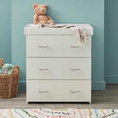 Babymore Caro 2 Piece Room Set - White Wash