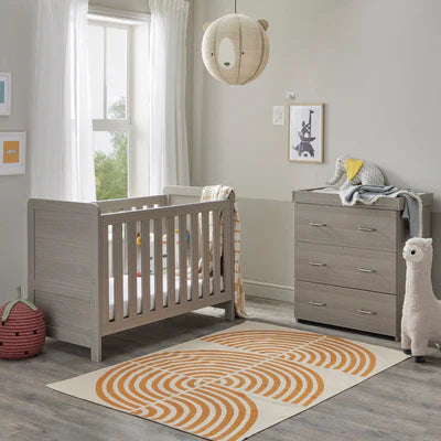 Babymore Caro Mini 2 Piece Room Set - Grey Wash