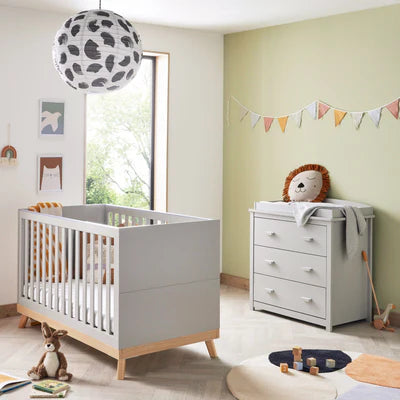 Babymore Mona 2 Piece Universal Room Set - Grey