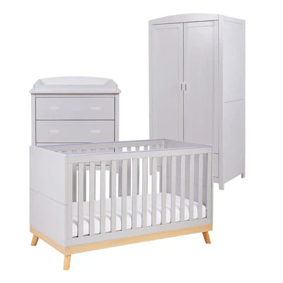 Babymore Mona 3 Piece Universal Room Set - Grey