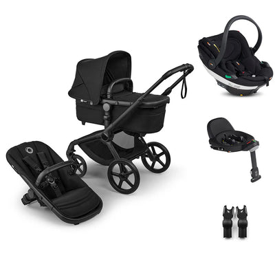 Bugaboo Fox 5 Renew + BeSafe Go Beyond Travel System - Heritage Black