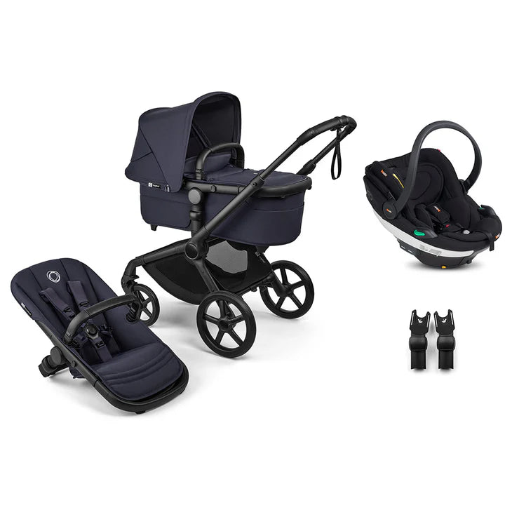 Bugaboo Fox 5 Renew + BeSafe Go Beyond Travel System - Deep Indigo