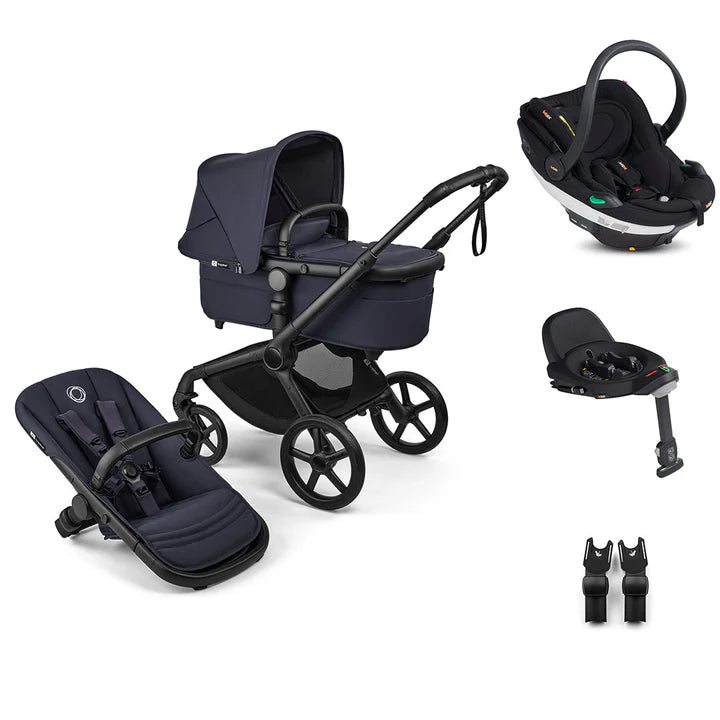 Bugaboo Fox 5 Renew + BeSafe Go Beyond Travel System - Deep Indigo