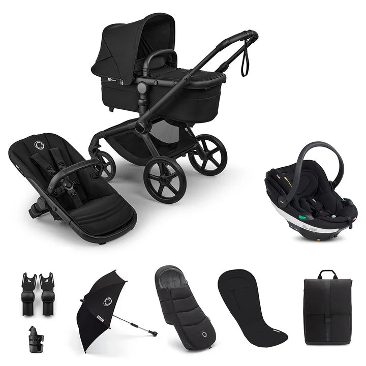 Bugaboo Fox 5 Renew Ultimate + BeSafe Go Beyond Travel System - Heritage Black