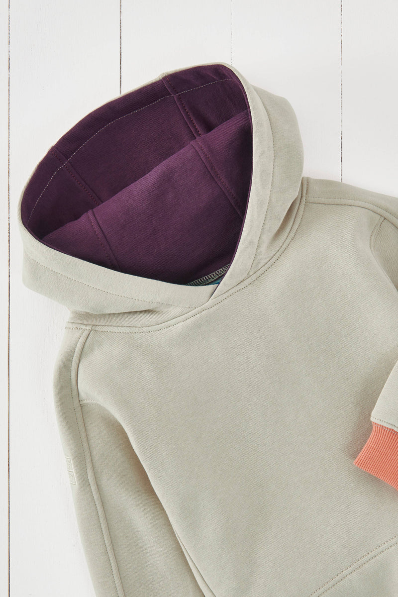 Grass & Air - Geothermal Grey Kids Hoodie