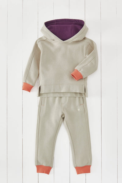 Grass & Air - Geothermal Grey Kids Hoodie