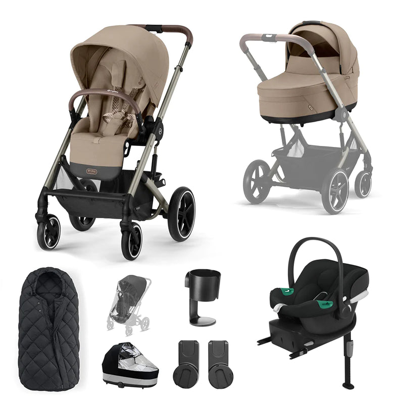 CYBEX Balios S Lux Comfort Bundle - Almond Beige