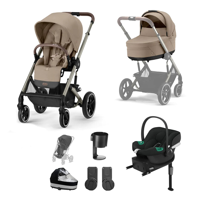 CYBEX Balios S Lux Comfort Bundle - Almond Beige