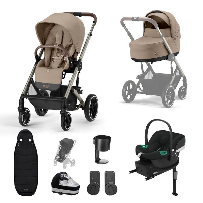 CYBEX Balios S Lux Comfort Bundle - Almond Beige