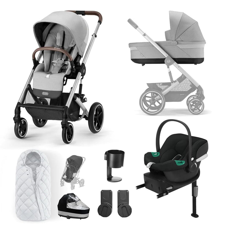 CYBEX Balios S Lux Comfort Bundle - Lava Grey