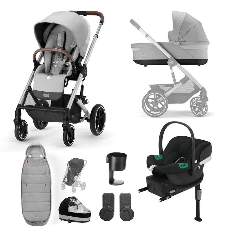 CYBEX Balios S Lux Comfort Bundle - Lava Grey