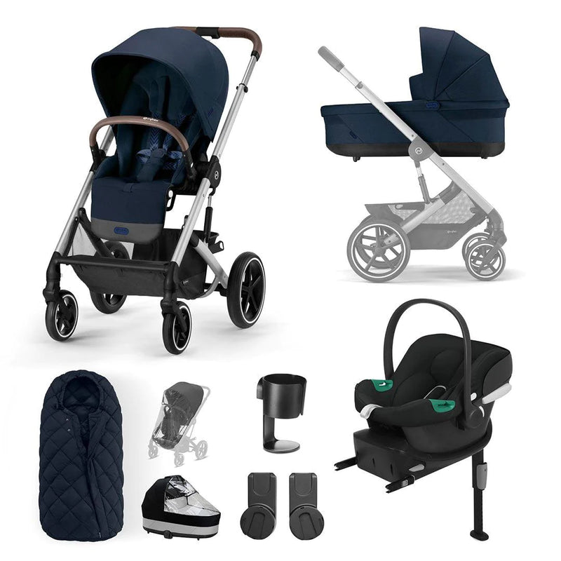 CYBEX Balios S Lux Comfort Bundle - Ocean Blue