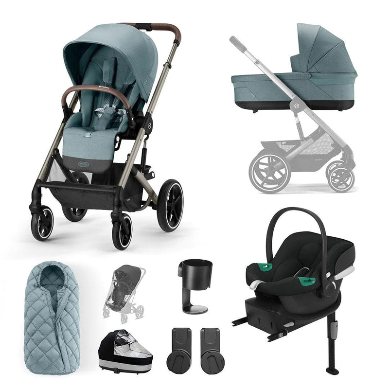 CYBEX Balios S Lux Comfort Bundle - Sky Blue