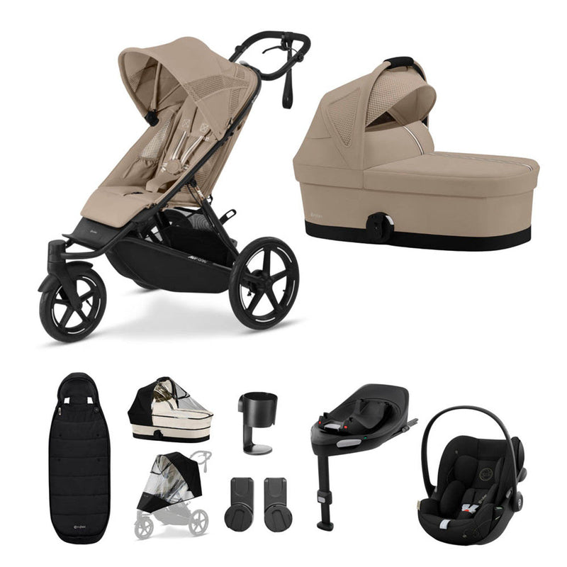 Cybex Avi Spin Stroller & Cloud G Bundle | Almond Beige