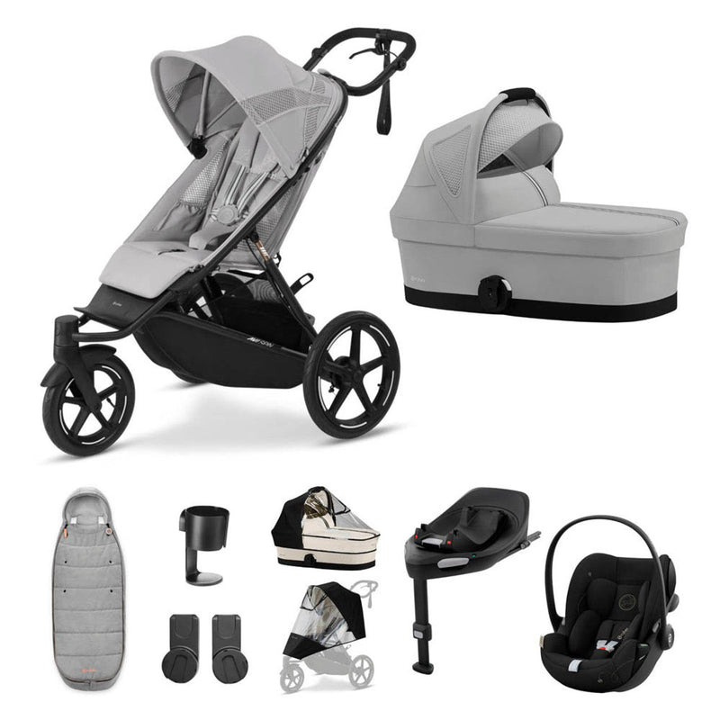 Cybex Avi Spin Stroller & Cloud G Bundle | Fog Grey