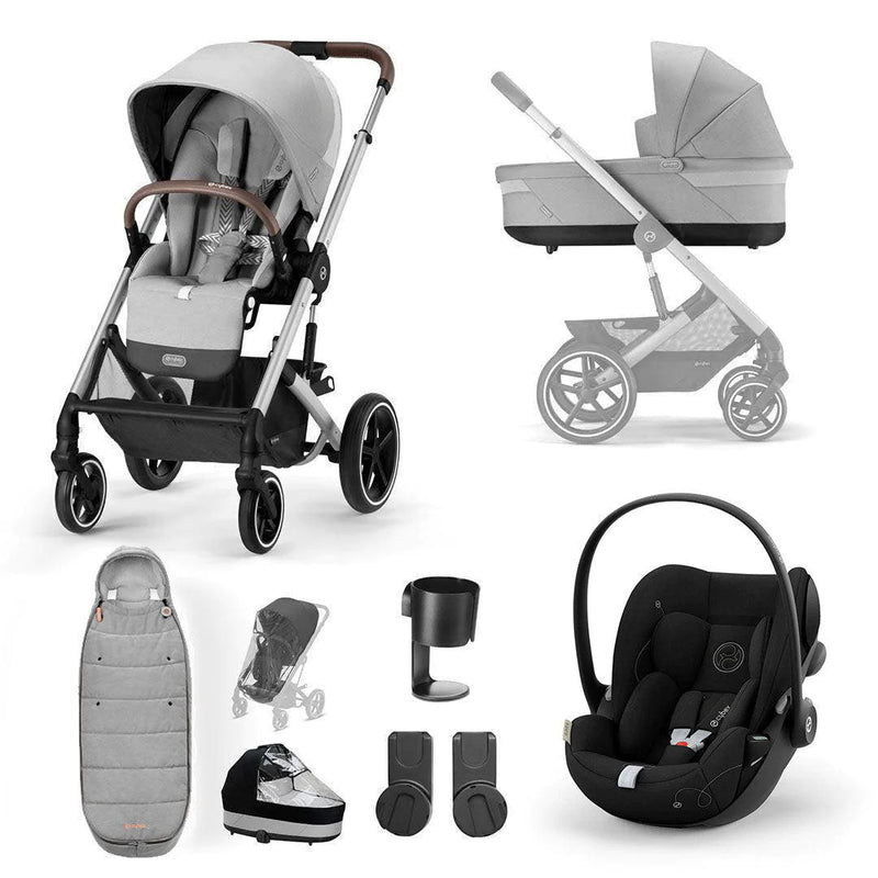 CYBEX Balios S Lux + Cloud G Luxury Bundle - Lava Grey