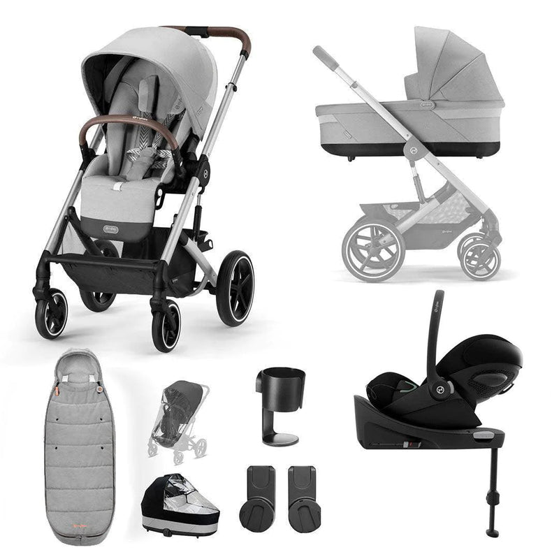 CYBEX Balios S Lux + Cloud G Luxury Bundle - Lava Grey