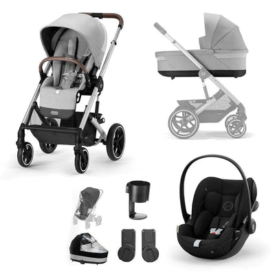 CYBEX Balios S Lux + Cloud G Luxury Bundle - Lava Grey