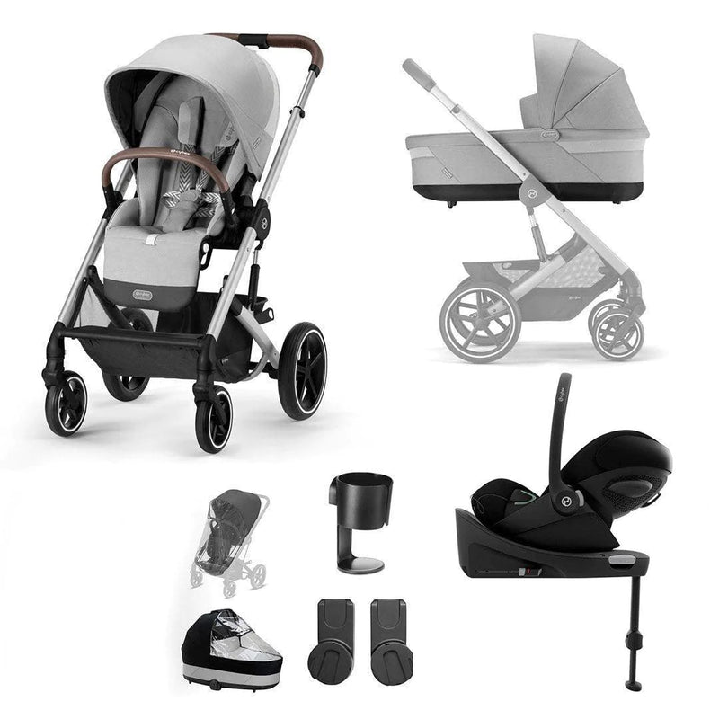 CYBEX Balios S Lux + Cloud G Luxury Bundle - Lava Grey