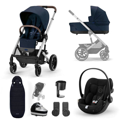 CYBEX Balios S Lux + Cloud G Luxury Bundle - Ocean Blue