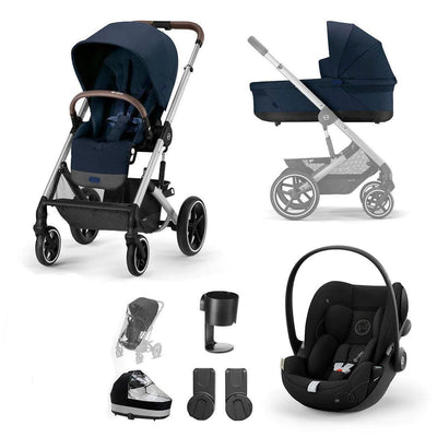 CYBEX Balios S Lux + Cloud G Luxury Bundle - Ocean Blue