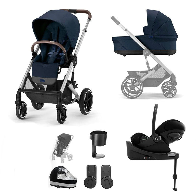 CYBEX Balios S Lux + Cloud G Luxury Bundle - Ocean Blue