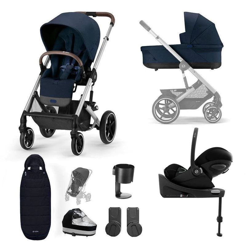 CYBEX Balios S Lux + Cloud G Luxury Bundle - Ocean Blue