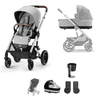 CYBEX Balios S Lux Essential Bundle - Lava Grey